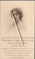 Germaine Cox, Biot, Congo-Belge, Likasi, 1928 - Imágenes Religiosas