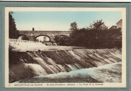 CPA (69) SAINT-JEAN-d'ARDIERES - Aspect Du Pont Et De La Cascade En 1943 - Carte Colorisée - Autres & Non Classés