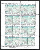 GREECE 1993 Europe / CEPT 4 Sides Perforated MNH 8 Sets In Sheet Vl. 1882 / 1883 - Neufs