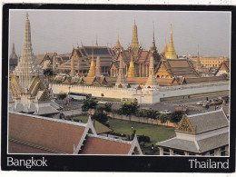 THAILANDE.. BANGKOK.  TEMPLE OF THE EMERALD BUDDHA.  TEXTE ANNEE 1994+ TIMBRES - Tailandia