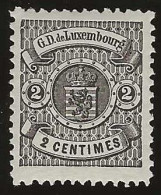 Luxembourg  .  Y&T   .   40     .   **   .  Perf.  12½    .    Neuf Avec Gomme Et SANS Charnière - 1859-1880 Stemmi