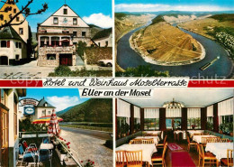 72934054 Eller Mosel Hotel Weinhaus Moselterrasse Fliegeraufnahme Moselschleife  - Andere & Zonder Classificatie