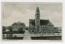 39014808 - Wittenberge Mit Rathaus Und Lyzeum Gelaufen Von 1931. Leichte Stempelspuren, Kleiner Knick Oben Rechts Und U - Pritzwalk