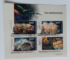 N° 5146 à 5149       Les Météorites   -  Oblitérés - Niger (1960-...)