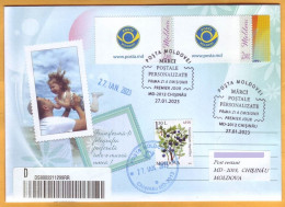 2023  Moldova Moldavie    FDC  Personalized Postage 2 Stamps - Moldavia