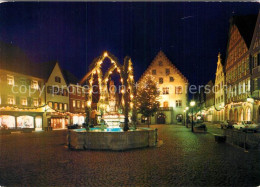 72932333 Bad Mergentheim Marktplatz Rathaus Brunnen Bad Mergentheim - Bad Mergentheim