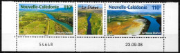 Nouvelle Calédonie 2008 - Yvert Et Tellier Nr. 1057/1058 Bande Avec Vigette Centrale - Michel Nr. 1480/1481 Str. ** - Unused Stamps