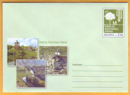 2015 Moldova Moldavie  Envelope. National Park "Orhei"  Fauna Christianity. Water. River. - Moldavie