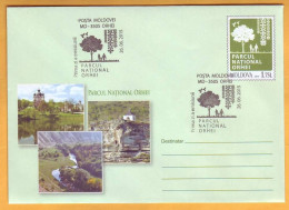 2015 Moldova Moldavie FDC  Envelope. National Park "Orhei"  Fauna Christianity. Water. River. - Moldavie