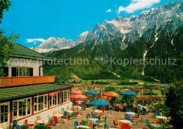 72931516 Mittenwald Karwendel Tirol Berggaststaette Latscheneck Mittenwald Karwe - Autres & Non Classés