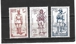 GUINEE   1941   Y.T. N° 169  170  171  NEUF** - Nuovi