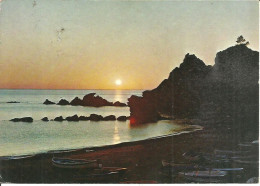 Levanto (La Spezia) Panorama Al Tramonto, View At Sunset, Vue Au Coucher Du Soleil - La Spezia