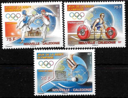 Nouvelle Calédonie 2008 - Yvert Et Tellier Nr. 1048/1050 - Michel Nr. 1466/1468 ** - Unused Stamps