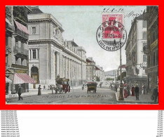 CPA GENEVE (Suisse)  La Rue Du Mont-Blanc, Animé, Attelage, Parfumerie ..CO1669 - Genève