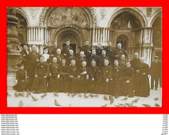 CPA RELIGIONS. Carte Photo Avec Pretres ..S2562 - Venezia