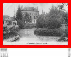 CPA (80) DOULLENS.  Paysage Et Villa Sur L' Authie...S2575 - Doullens