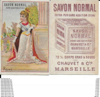 CHROMOS. SAVON NORMAL. CHAUVET & Cie (Marseille).  La Reine. ..I 457 - Otros & Sin Clasificación