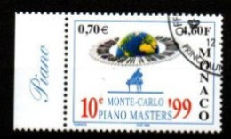 MONACO   -  1999.  Y&T N° 2193 Oblitéré.    Piano  Masters - Used Stamps