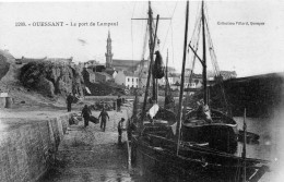 Ouessant Animée Port De Lampaul Bateaux - Ouessant