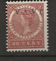 1908 MH Nederlands Indië NVPH 78f JAVA Kopstaand - Niederländisch-Indien