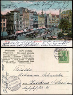 Ansichtskarte Mitte-Berlin Spittelmarkt, Geschäfte - Straßenbahn 1904 - Mitte