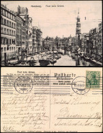 Ansichtskarte Hamburg Fleet Beim Grimm, 1906  Gel. Rollstempel - Autres & Non Classés