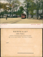 Postkaart Delft Delft Kalverbosch. Tram - Kiosk 1911 - Delft
