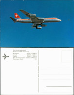 Ansichtskarte  SWISSAIR The Convair 990 Coronado Flugzeug Airplane Avion 1984 - 1946-....: Modern Tijdperk