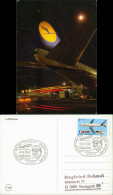 Ansichtskarte Flugzeug Airplane Avion Lufthansa 1988 Sonderstempel   G Zeppelin - 1946-....: Modern Era