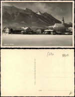 Inzell / Obb. Panorama-Ansicht Winter Tief Verschneiter Ort 1940 - Other & Unclassified