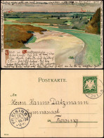 Ansichtskarte Pullach (Isartal) Grosshesselohe, Künstlerkarte 1903 - Autres & Non Classés