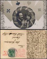 Liebe Liebespaare - Love Künstlerkarten Skatspiel Ich Passe! 1911 - Coppie