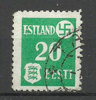 Estland Estonie Estonia 1941 German Occupation Dorpat Michel 2 X O - Besetzungen 1938-45