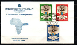 SOMALIA - 1963 - 3rd Anniv. Of Independence - PRIMO GIORNO - FIRST DAY - PREMIER JOUR - ERSTTAG - PRIMER DIA - Somalie (1960-...)