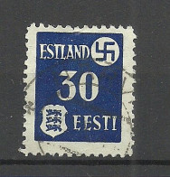 Estland Estonia 1941 German Occupation Dorpat Michel 3 Y O - Bezetting 1938-45