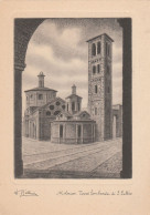 AD341 Milano - Torre Lombarda Di San Satiro - Illustrazione Illustration Dandolo Bellini - Milano (Mailand)