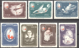 Paraguay 1964, Red Cross, Helicopter, Dunant, 7val - Henry Dunant