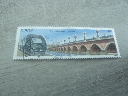 Bordeaux - Tramway - 0.50 € - Yt 3661 - Multicolore - Oblitéré - Année 2004 - - Tramways