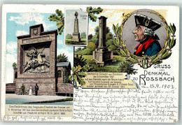 13958508 - Gruss Aus Denkmal Der Schlacht Von Rossbach Anno 1757 Friedrich Der Grosse - Monumenti