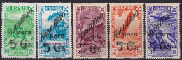 Cape Juby 1941 Beneficencia Ed 7-11 Cabo Juby  Set Mixed Mint - Cape Juby