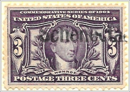 U.S. Stamp Scott #325. 1904 Issue. 3 Cent. Used - Used Stamps