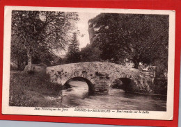 (RECTO / VERSO) BEAUME LES MESIEURS - PONT ROMAIN SUR LA SEILLE - CPA - Baume-les-Messieurs