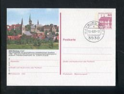 "BUNDESREPUBLIK DEUTSCHLAND" 1986, Bildpostkarte Mit Bildgleichem Stempel Ex "WARBURG" (R1291) - Geïllustreerde Postkaarten - Gebruikt