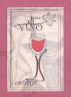 Bisceglie- Pubblicitaria-Ostaria Di.....Vino. Al Retro Timbro Del Bar Euro, Bisceglie- Standard Size, Divided Back, New, - Bisceglie