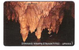 Greece - Limestone Cave - Grotte - Tropfsteinhöhle - Höhle - Chip Card - Gebirgslandschaften