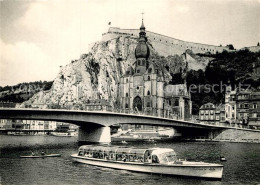 72928339 Dinant Wallonie Pont Sur La Meuse Bateau Citadelle Et Collegiale Notre  - Dinant