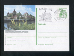 "BUNDESREPUBLIK DEUTSCHLAND" 1981, Bildpostkarte Mit Bildgleichem Stempel Ex "NEUBURG A.d. DONAU" (R1292) - Illustrated Postcards - Used