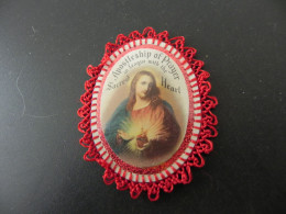 Old Pilgrim Badge - Apostleship Of Prayer Sacred Heart - Sin Clasificación