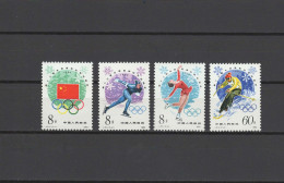 China 1980 Olympic Games Lake Placid Set Of 4 MNH - Inverno1980: Lake Placid