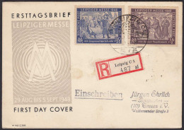 1948 SBZ Leipziger Messe FDC Mi.198-99 Mit Sonderstempel    (20281 - Lettres & Documents